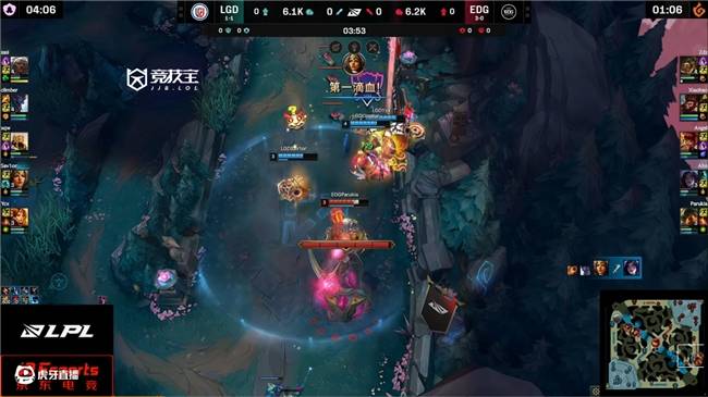 LOL-LPL:ahn卡莎(shā)天神下凡豪取(qǔ)四(sì)杀 EDG2-0輕(qīng)取(qǔ)LGD