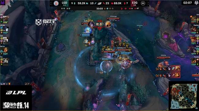 LOL-LPL:ahn卡莎(shā)天神下凡豪取(qǔ)四(sì)杀 EDG2-0輕(qīng)取(qǔ)LGD