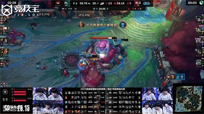 LOL-LPL: AL让一追二(èr)击败BLG