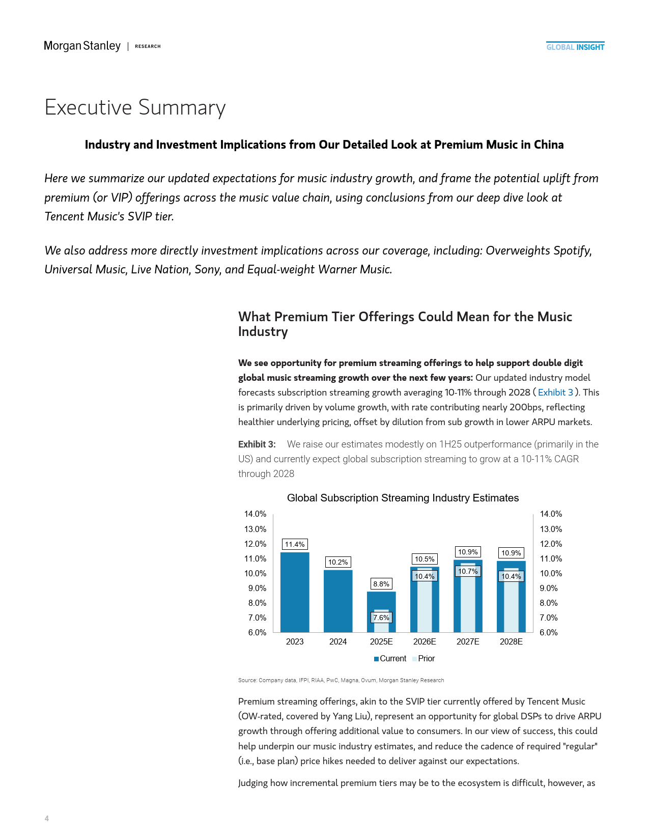 2025年中國(guó)流媒(méi)体音(yīn)乐市场的高端化机遇报告(英文版)-Morgan Stanley